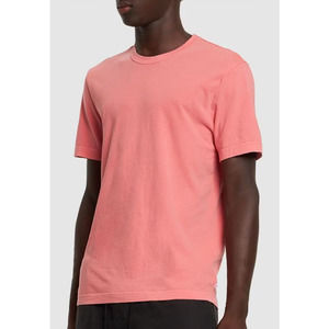James Perse Men's MLJ3311 Short Sleeve Crew Neck Tee T-Shirt in Flamingo
